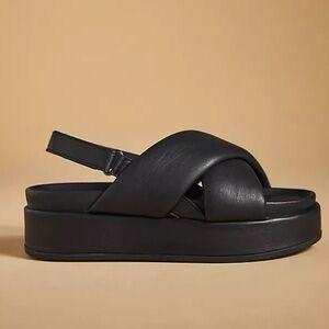 Anthropologie Silent D Pier Slingback Platform
Sandals Size 38